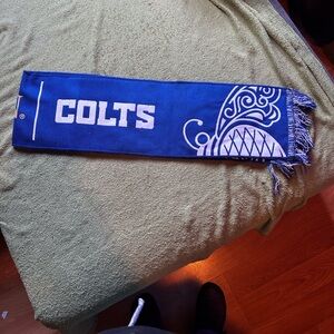 Colts Blue and White Scarf